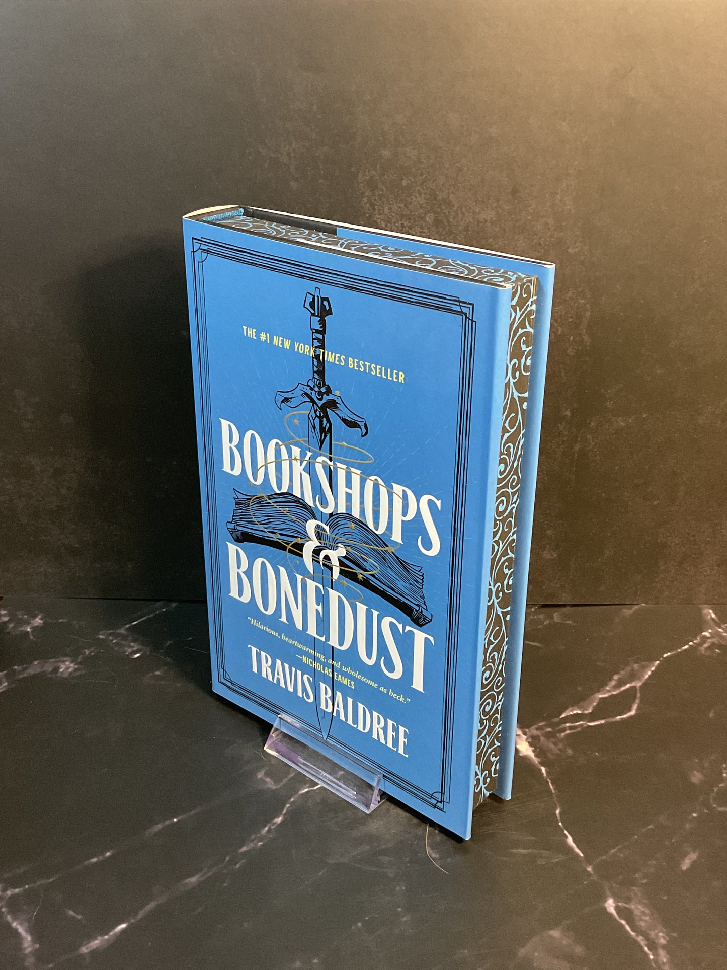 Bookshops & Bonedust sprayed edge