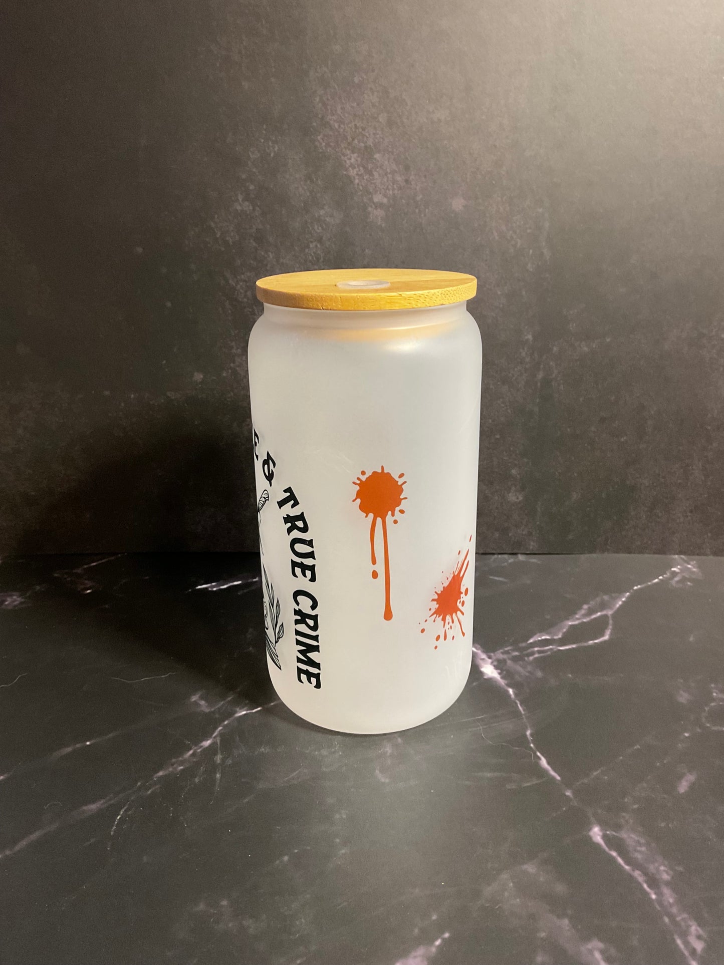 Fueled By Coffee & True Crime Tumbler