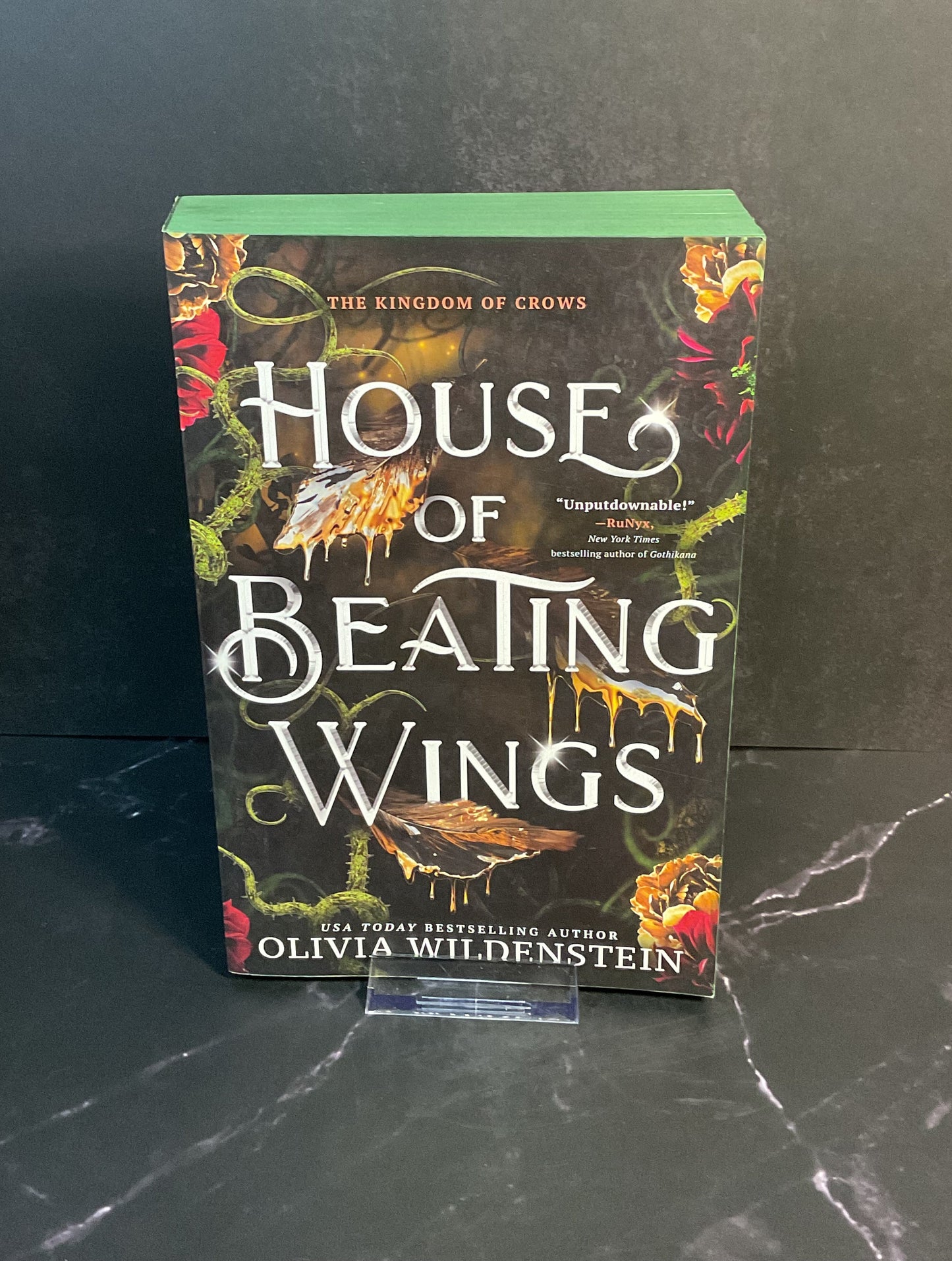 House Of Beating Wings sprayed edge