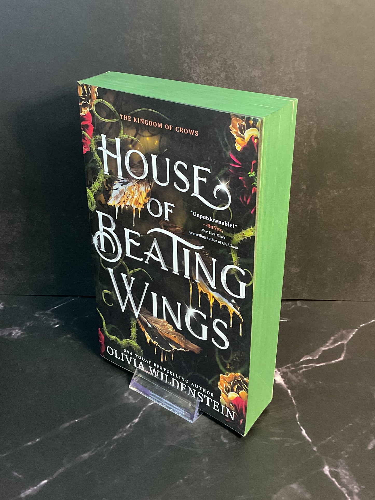 House Of Beating Wings sprayed edge