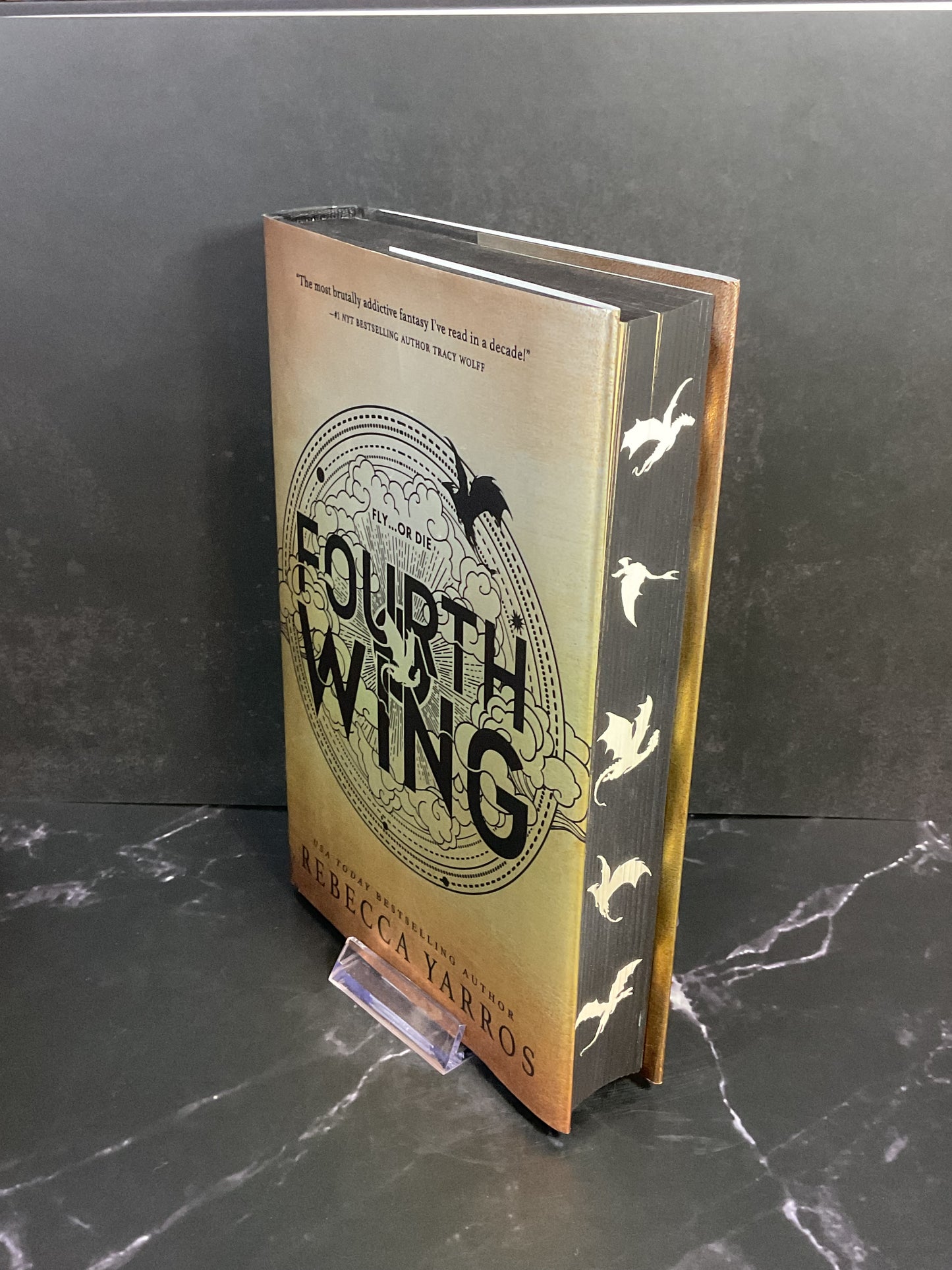 Fourth Wing 1st Edition Sprayed Edge
