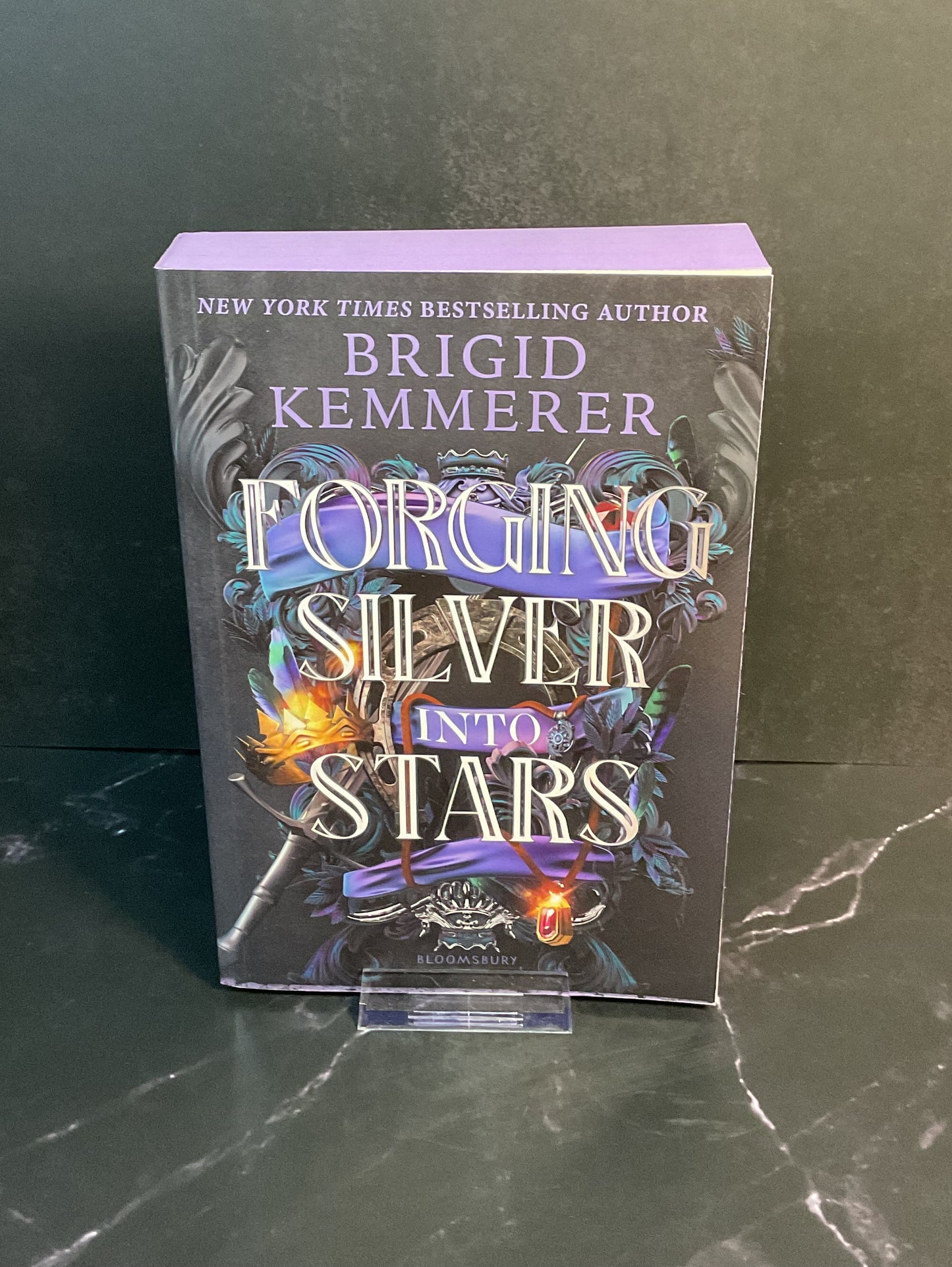 Forging Silver Into Stars sprayed edge