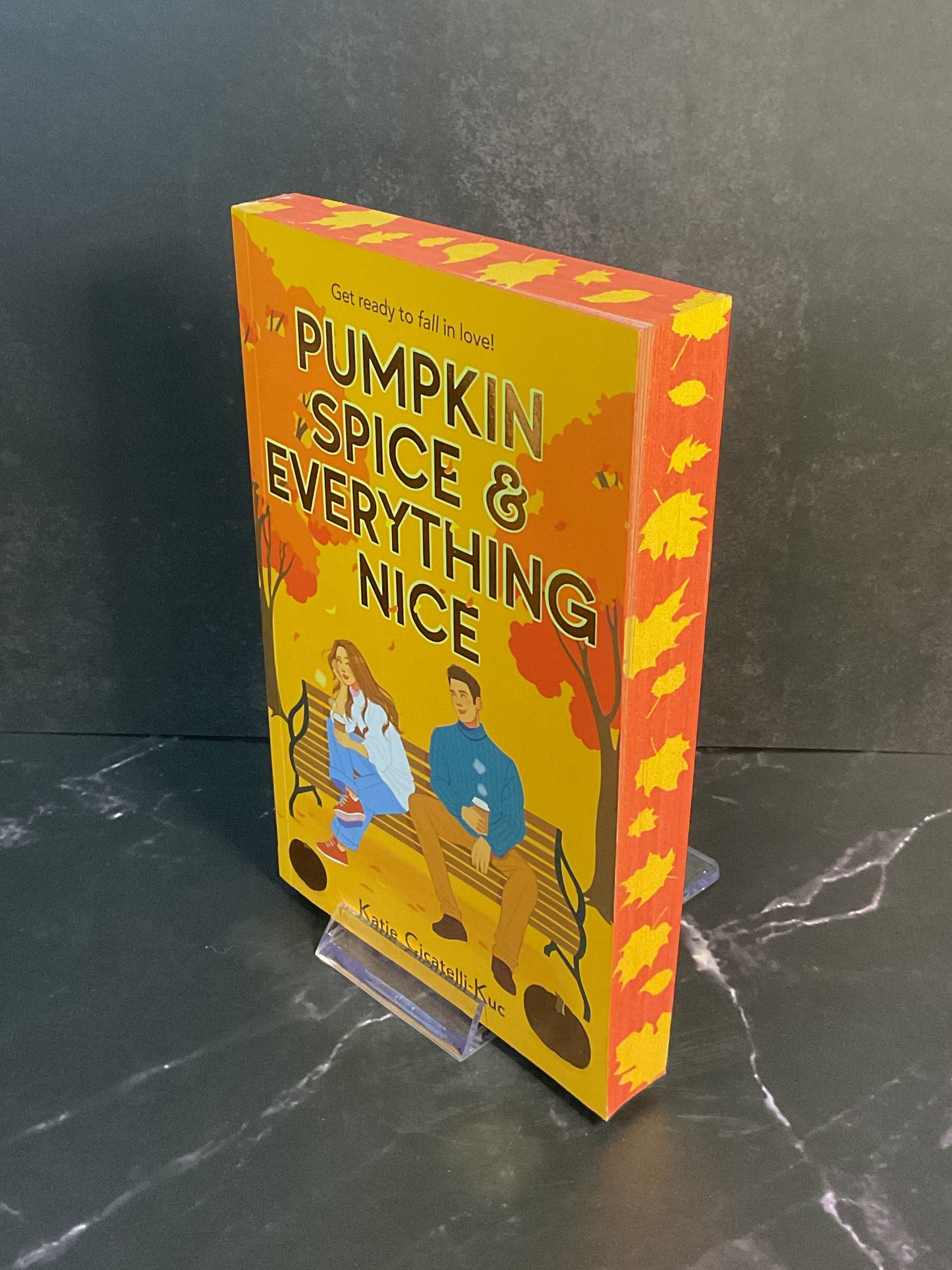 Pumpkin Spice & Everything Nice sprayed edge