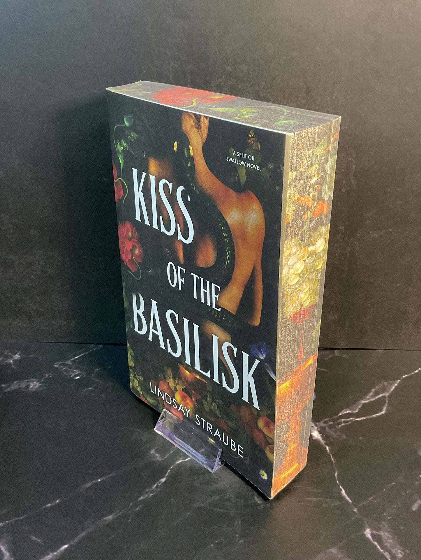 Kiss of the Basilisk sprayed edge