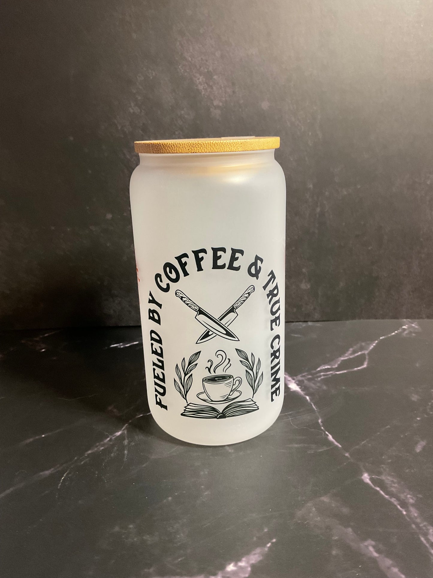 Fueled By Coffee & True Crime Tumbler