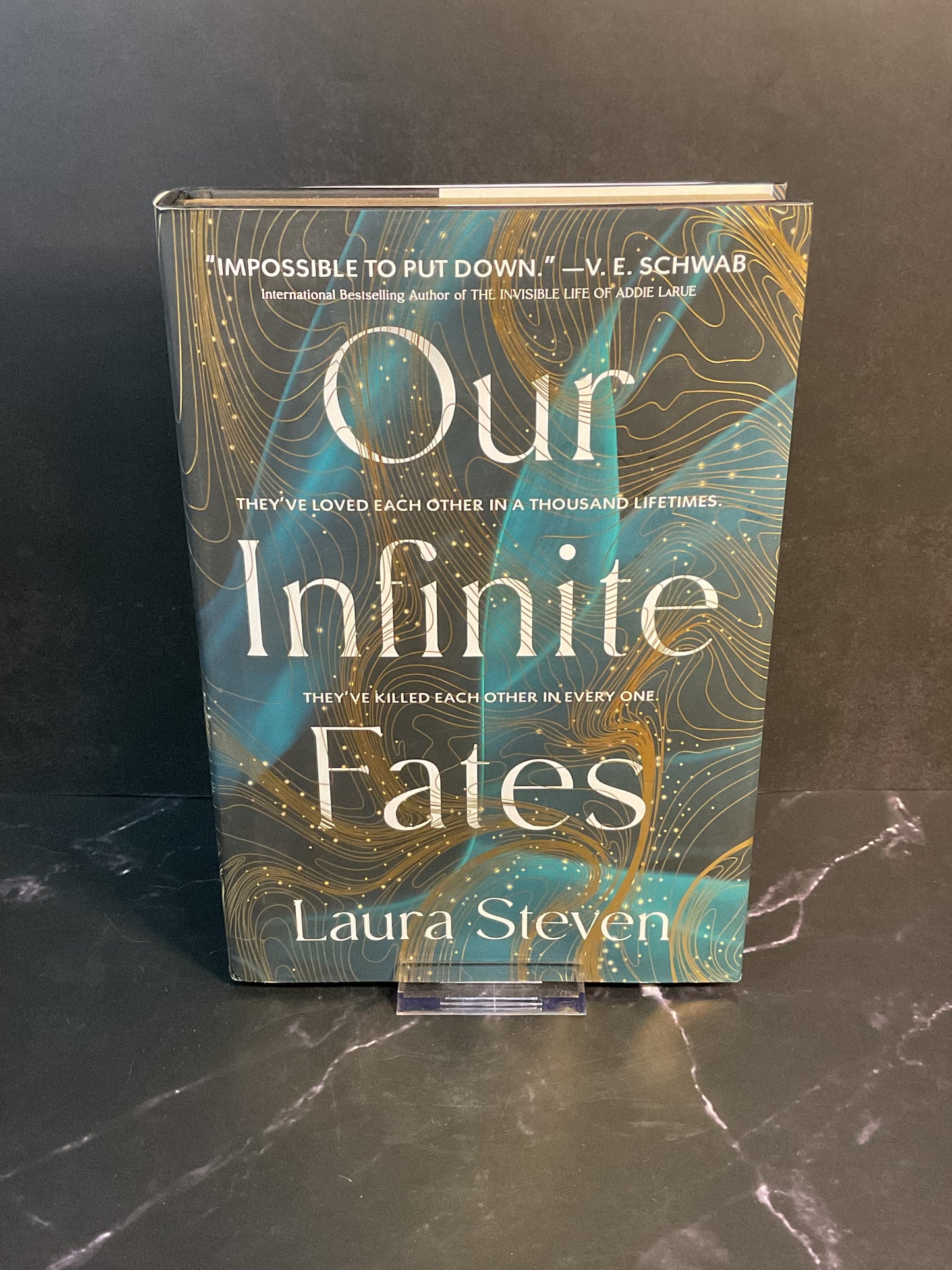 Our Infinite Fates sprayed edge