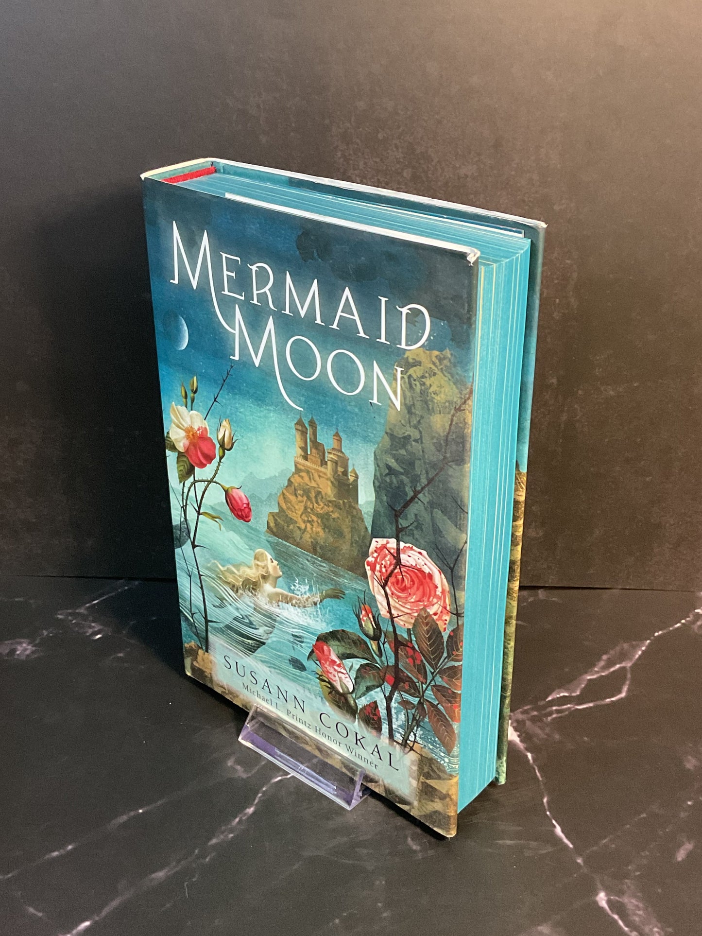 Mermaid Moon sprayed edge